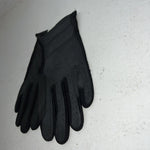New Tuff Mate Black Riding And Show Leather Gloves Size 6 #1303 E-502