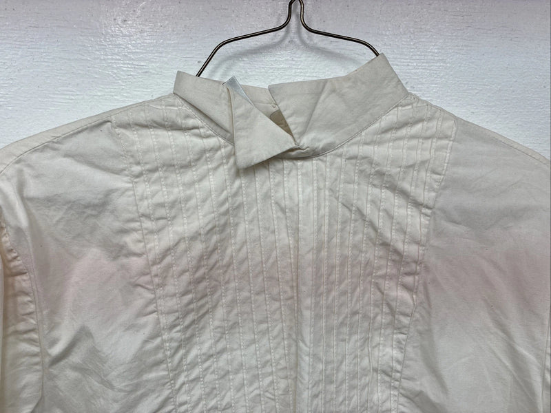 New Women’s Christine White Long Sleeve Button Up Size 8 YY-6