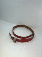 New Red Genuine Leather Wrangler Tooled 28” Belt #4151 JJ-112