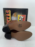 New Men’s Brown Texas Brand Cowboy Boots. 5084 10 D. 6-54