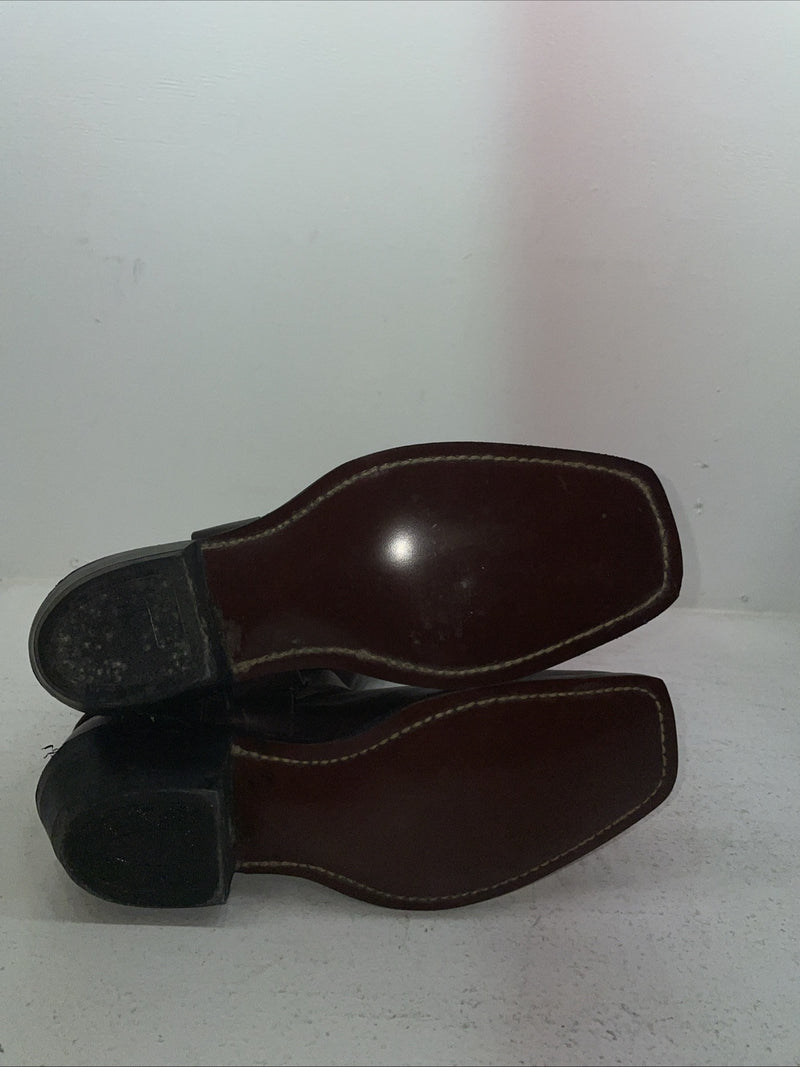 New Men’s Brown Dan Dino Cowboy Boots. 7129 9 D. 4-21