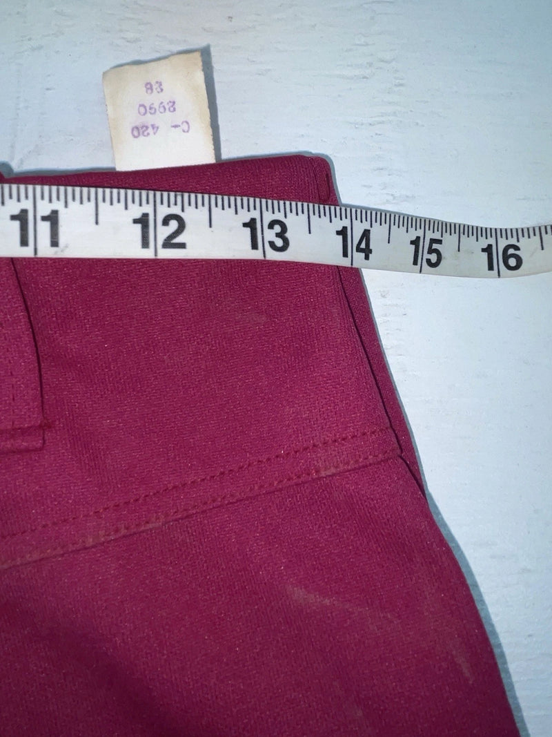 New Vintage Pink Prior Polyester Pants #2990 3A-96