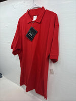 New Men’s Riders Mark Red Short Sleeve Polo Shirt XL R-33