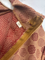 New Women’s Miller Tan Red Design Long Sleeve Zip Up Show Shirt Medium TT-105