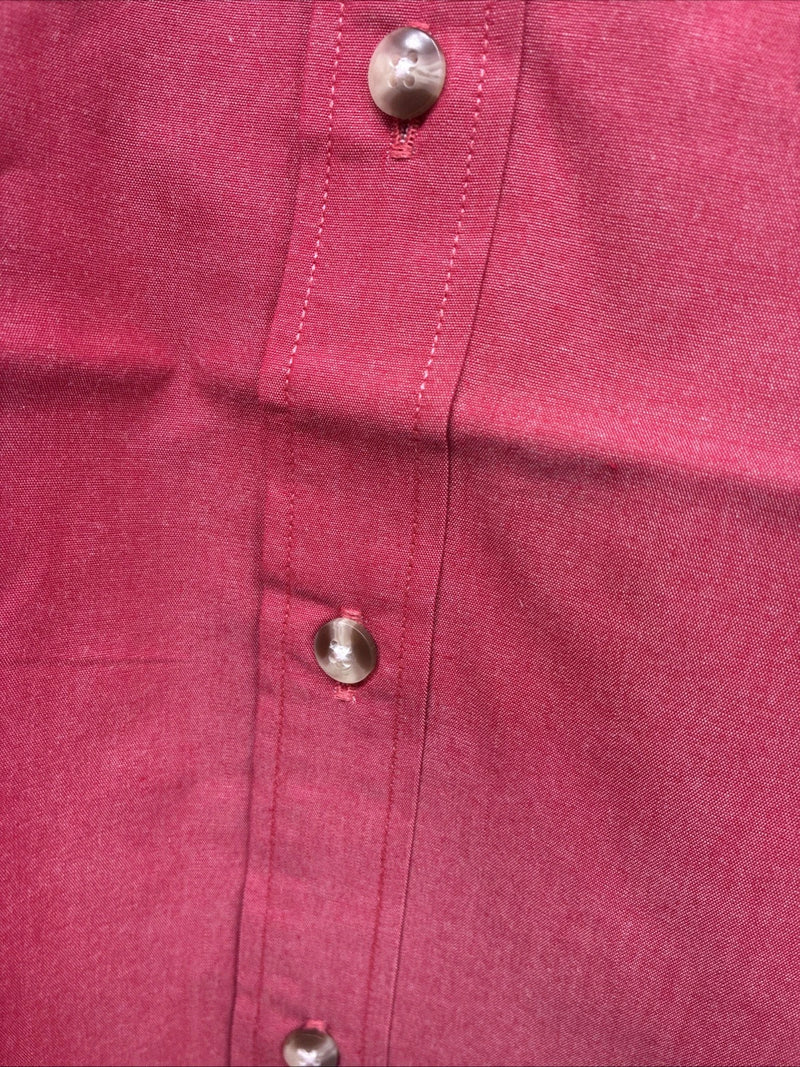 New Kids ELY Classic Pink Long Sleeve Button Up Medium DD-78