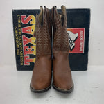 New Men’s Brown Texas Brand Cowboy Boots. 4501 9.5 9 1/2 M. 17-109