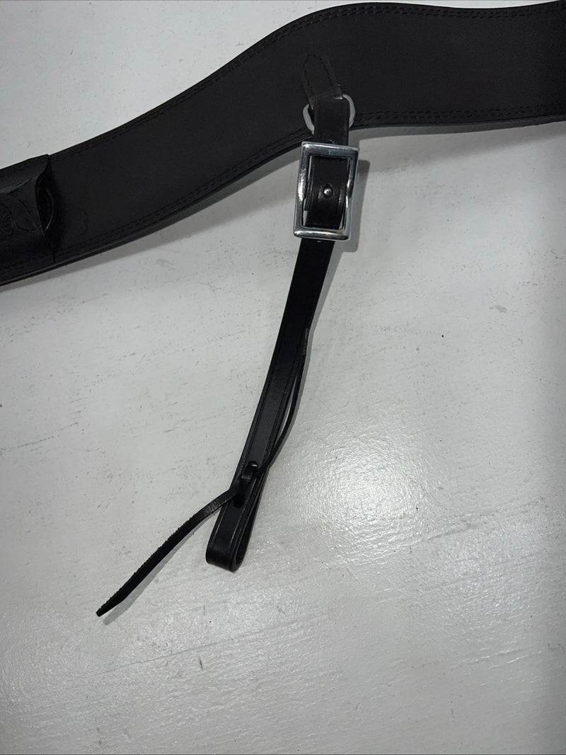 New Tough 1 Black Leather Flank Back Cinch. #56-1562 S-52