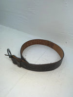 New Brown Genuine Leather Tooled 24” Belt #6400B JJ-100