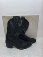 New Kids Black A Jama Product Cowboy Boots. J 9110 12.5 12 1/2. 23-3
