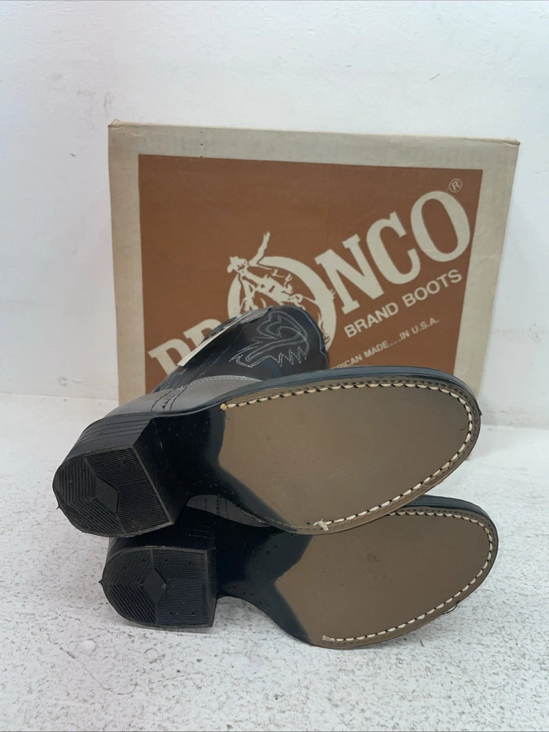 New Kids Gray Bronco Cowboy Boots. C 1892 13.5 13 1/2 D. 23-80