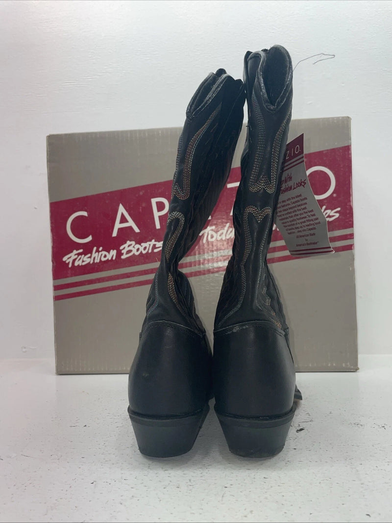 New Women’s Black Capezio Cowboy Boots. L 280 8.5 8 1/2 M. 15-56