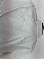 New Men’s White Horse Western White Short Sleeve Pearl Snap Large V-38