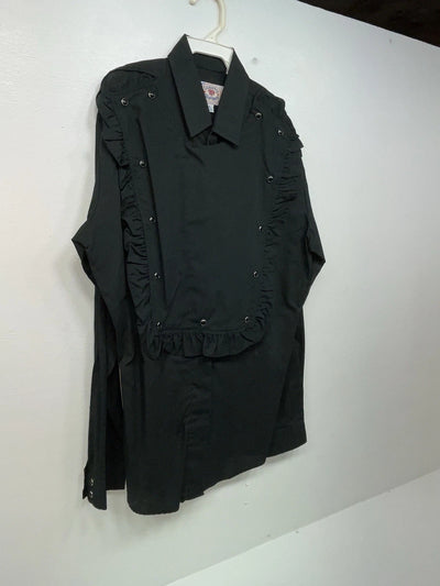 New Women’s Black Ely Country Charmer Long Sleeve Button Up Shirt M #14119 3B-35