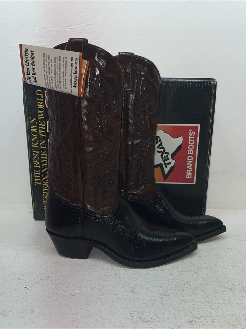New Men’s Brown Texas Brand Cowboy Boots. 7230 9 E E. 3-30