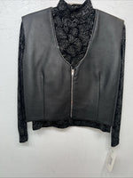 New Women’s 1849 Authentic Ranchwear Black Show Shirt Jacket Small #3552 UU-2