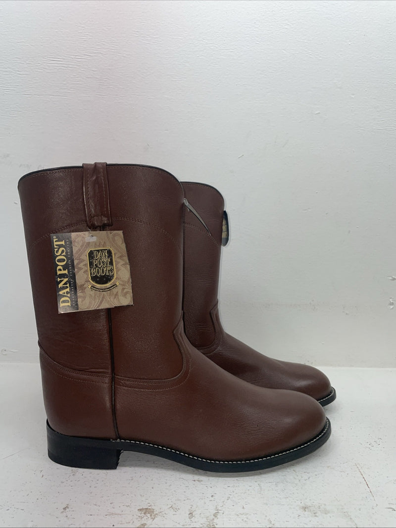 New Men’s Brown Dan Post Cowboy Boots. 26589 11 E W. 8-19