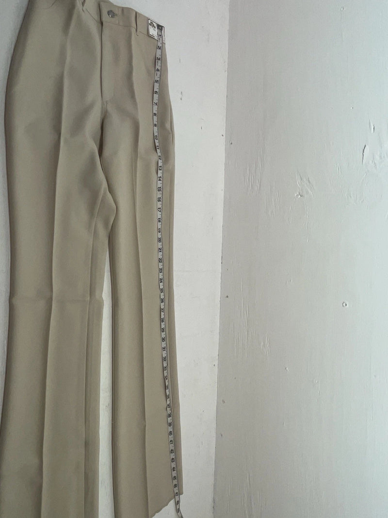 New Vintage Cream Mesquite Polyester Pants #5505 3A-30
