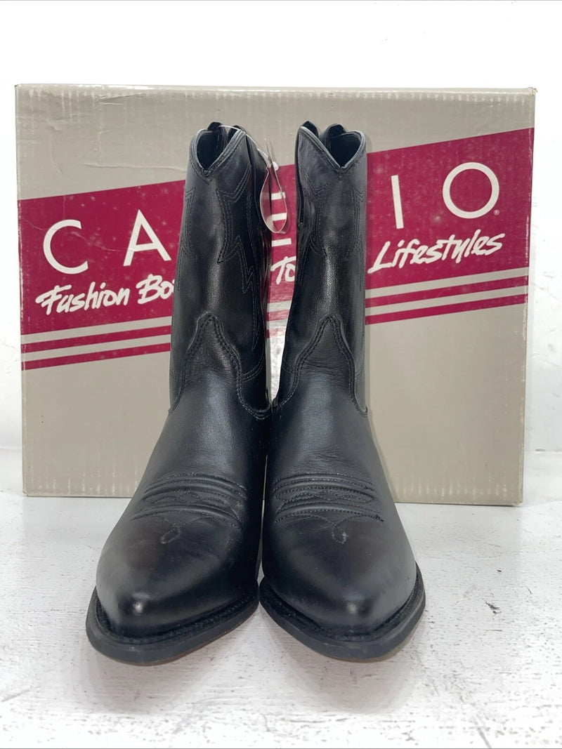 New Women’s Black Capezio Cowboy Boots. L 290 7 M. 17-24
