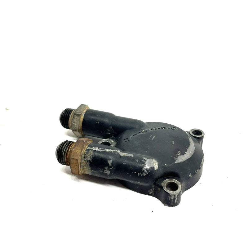 1990 Yamaha Moto 4 OEM Oil Filter Cover With Adapters 1YW-13447-00-00 AY51