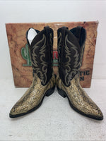 New Men’s Copper Snake Skin Laredo Cowboy Boots. 68068 7 D. 1-67