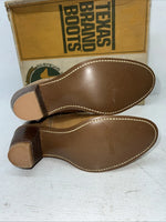 New Women’s Brown Texas Brand Cowboy Boots. 4911 7.5 7 1/2 M. 17-33