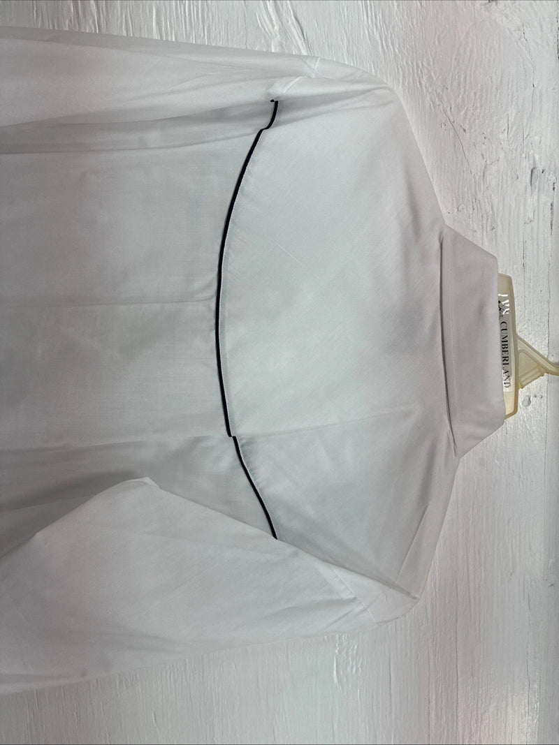 New Men’s ELY Cattleman White Horse Design Long Sleeve Pearl Snap Large X-23