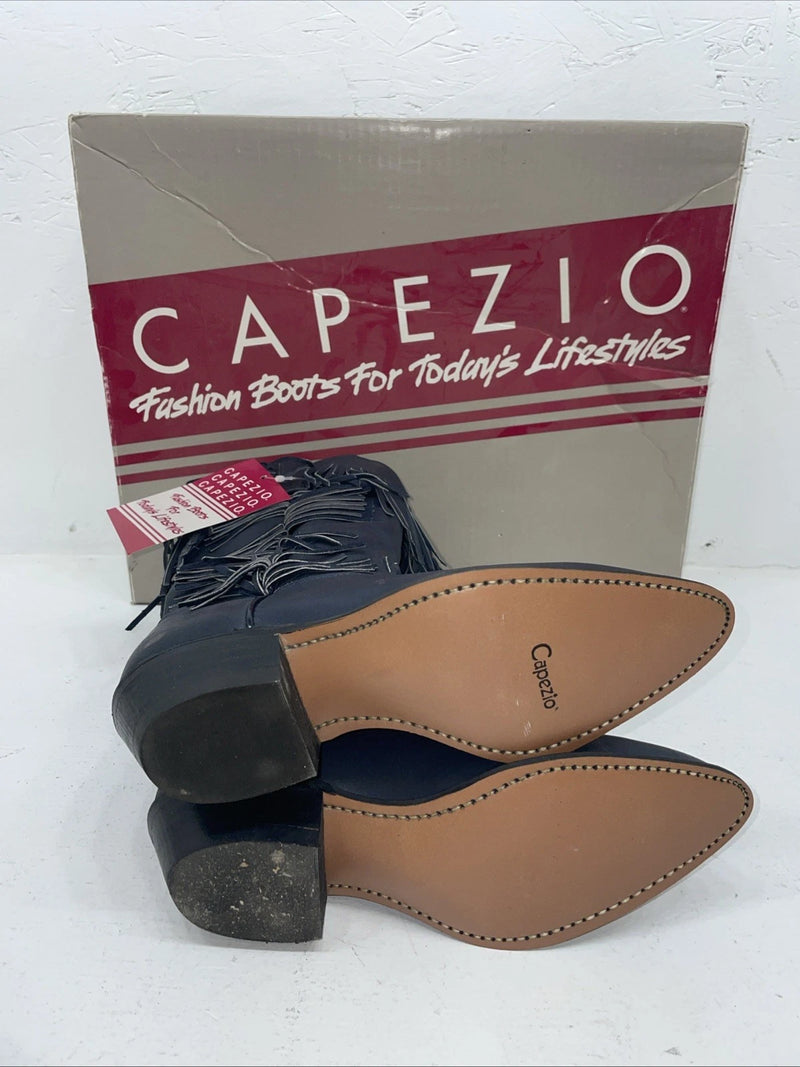New Women’s Navy With Fridge Capezio Cowboy Boots. L 692 5 M. 2-48
