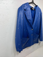 New Women’s Blue 1849 Authentic Ranchwear Western Show Jacket XXL #2932 UU-16
