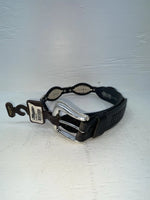 New Black Genuine Leather Nocona Tooled 28” Belt #2216401 JJ-116