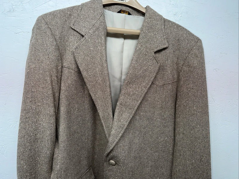 New Men’s Pioneer Wear Tan Suit Jacket 42L #125580 AA-602