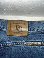 New Women’s Diamond Cut Regular Fit Gusset Denim Jeans. 11/12x36 L-4