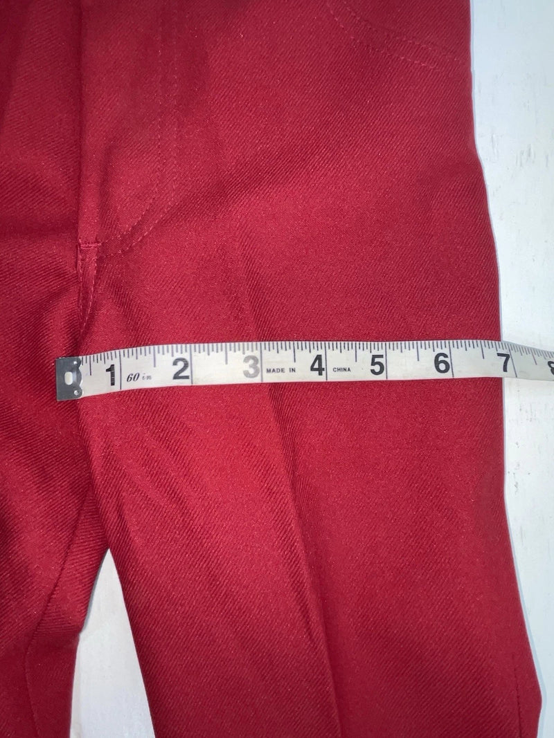New Vintage Red Dickson Jenkins Polyester Pants #9928 3A-43