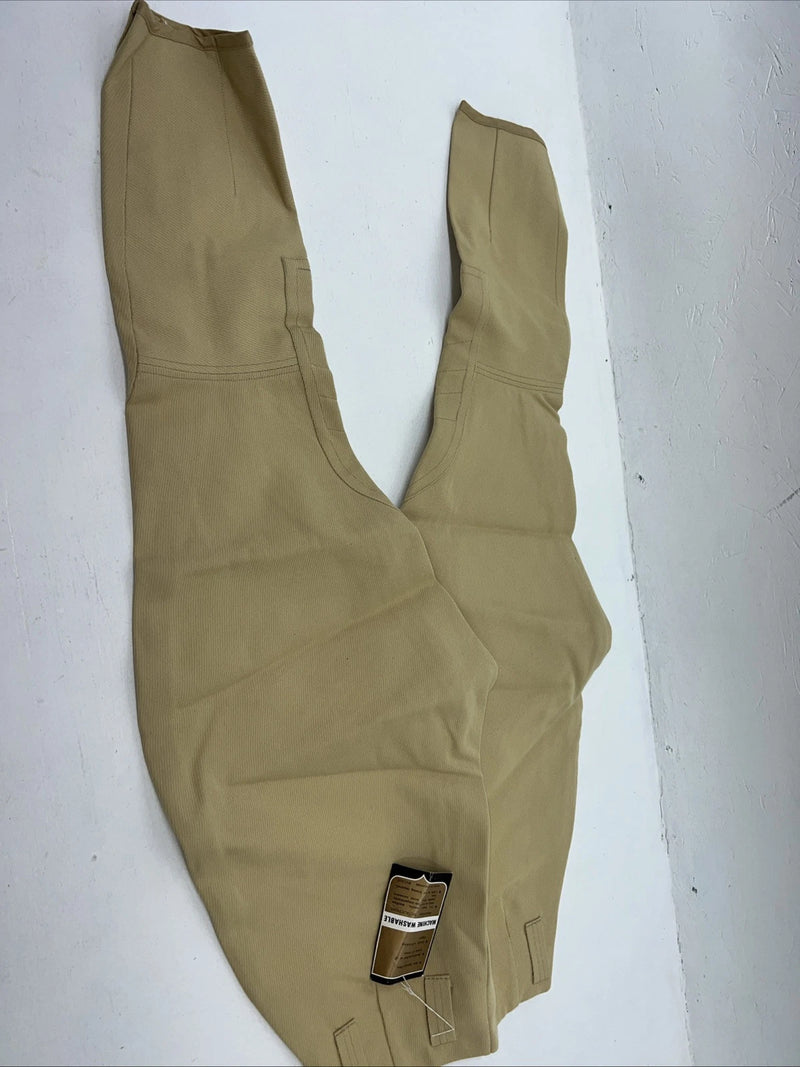 New Women’s Tan Equestrian Equi-stretch English Breeches 23 R C 522 C-40