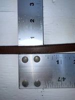 New Brown Genuine Leather Circle Y 32” Belt #9370S JJ-56