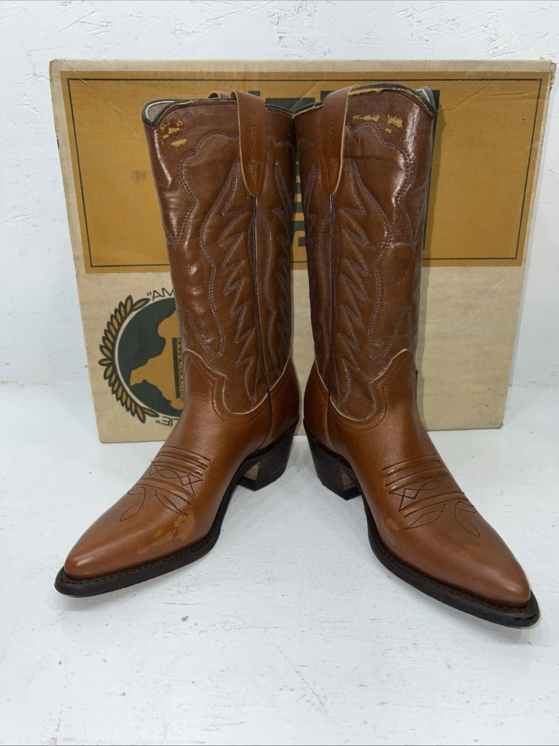 New Women’s Brown Texas Brand Cowboy Boots. 4422 6 M. 20-98