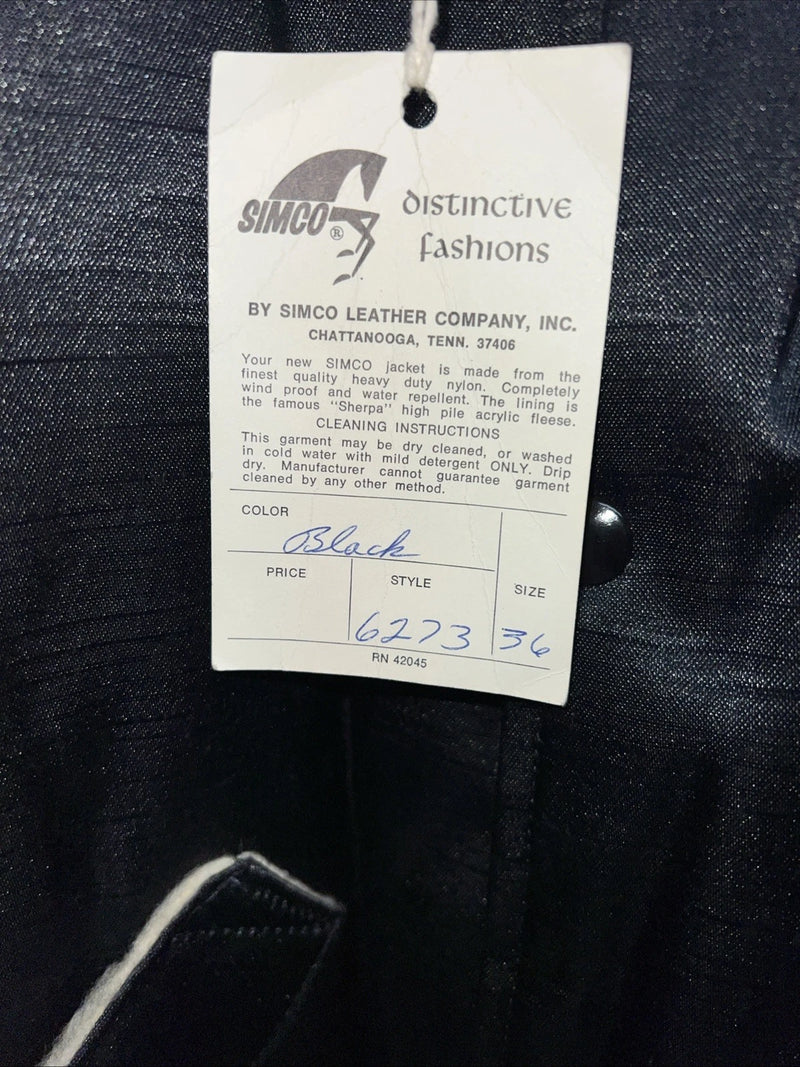 New Women’s Black SIMCO Wool Jacket 36 #6273 RR-19