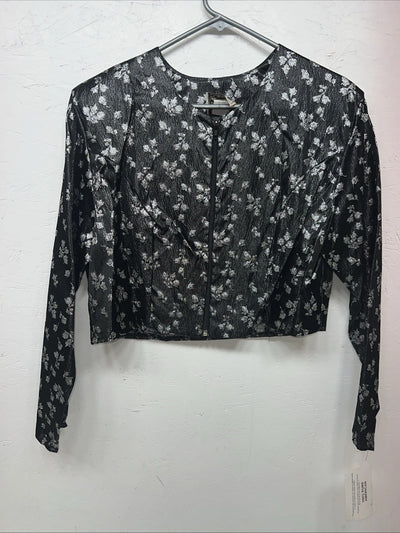 New Women’s Black 1849 Authentic Ranchwear Short Show Jacket XL WW-37