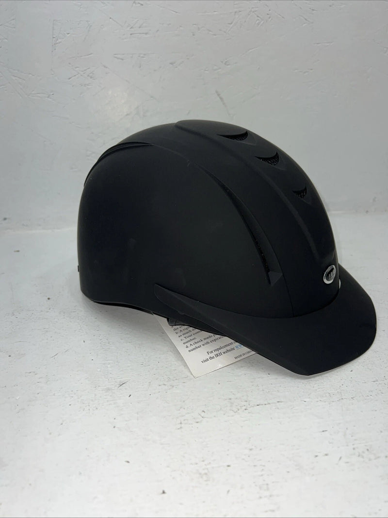 New Women’s Black IRH English Riding Helmet. Medium/Large. 12-101
