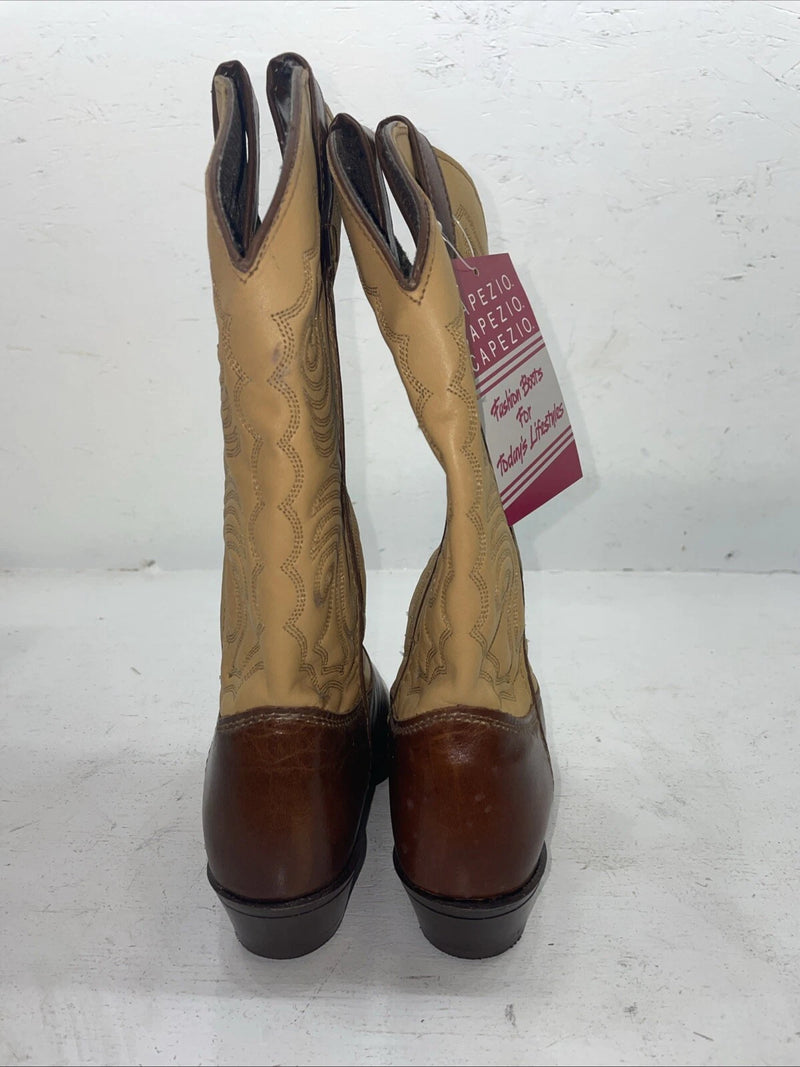 New Women’s Brown Capezio Cowboy Boots. L 224 7 M. 18-96