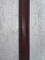 New Brown Genuine Leather Nocona Threaded 36” Belt #2410002 Z-19
