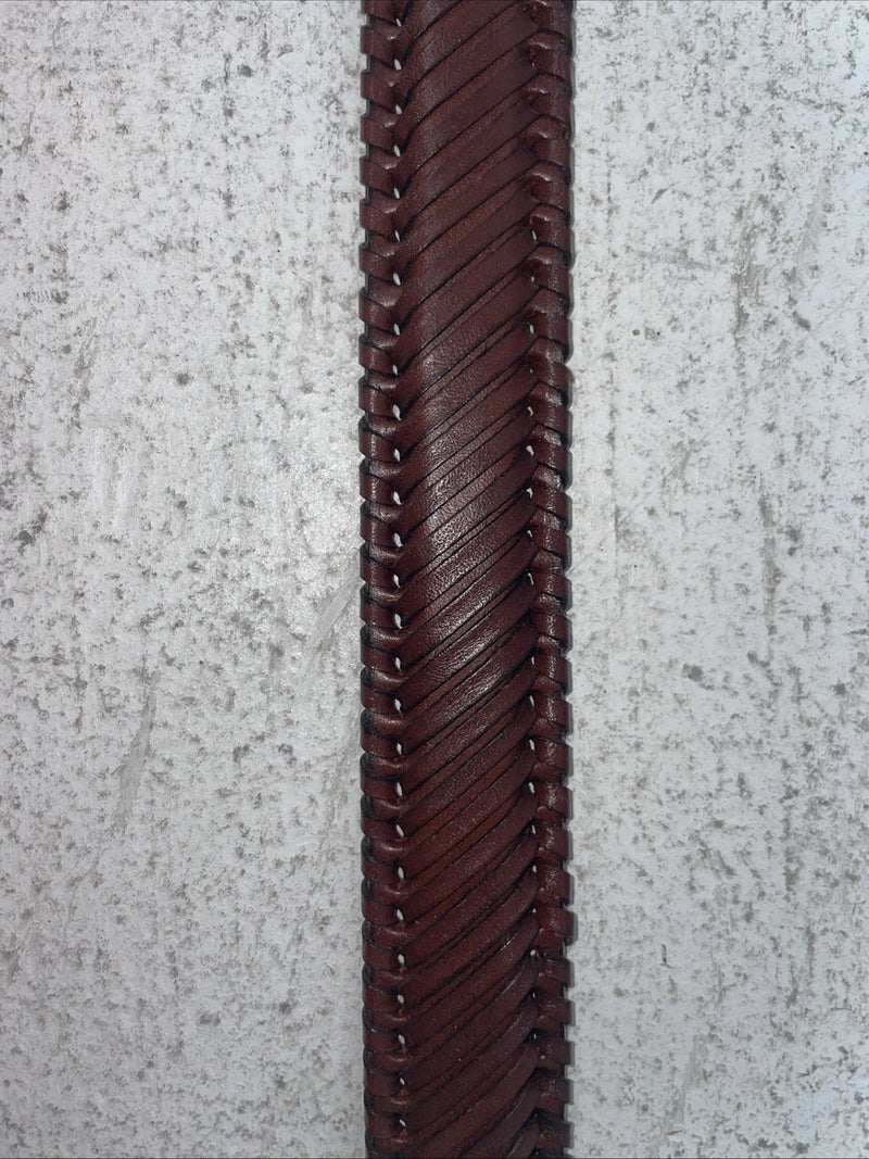 New Brown Genuine Leather Nocona Threaded 36” Belt #2410002 Z-19