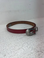 New Red Genuine Leather Nocona 34” Belt #357 Z-14