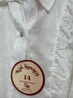 New Kids Kid Kountry Whitening Sleeve Pearl Snap Size 14 KK-115