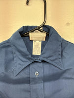 New Kids Fenton Navy Blue Long Sleeve Button Up Size 8 DD-132