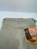 New Vintage Cream Lee Polyester Pants #2084612 3A-34