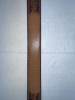 New Brown Genuine Leather Perkies Tooled 20” Belt #601 NN-68