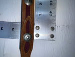 New Brown Genuine Leather Nocona Silver Pendent 28” Belt #399 JJ-143