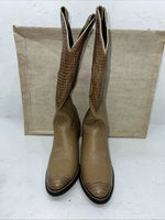 New Women’s Tan Kenny Rodger’s Cowboy Boots. 40508 6 M. 20-96