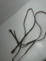 New Genuine Leather Split Reins With Metal Accents Y-5