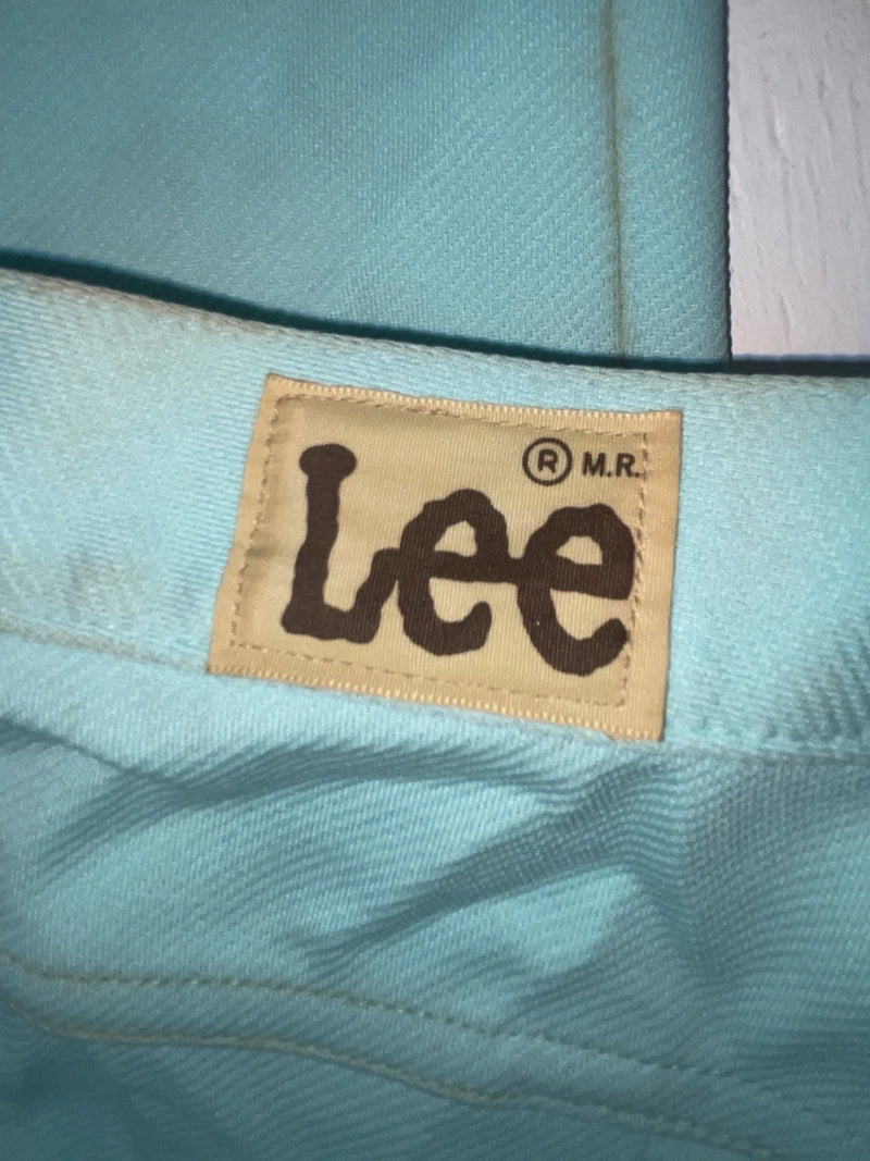 New Vintage Blue Lee Polyester Pants #261275 VV-80